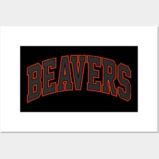 Oregon Beavers (variant) Posters and Art